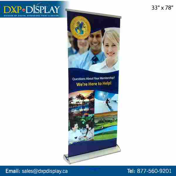 Advertise your brand message with Banner Stands |dxpdisplay.ca