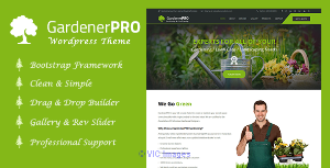 GardenerPro - Gardening, Lawn Care and Landscaping WordPress Theme