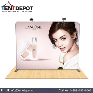 Light weight Tension Fabric Pop up Booth Display with Custom Printed G