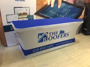 Stretch Fabric Custom Printed Table Runners, Table Covers, Tablecloths
