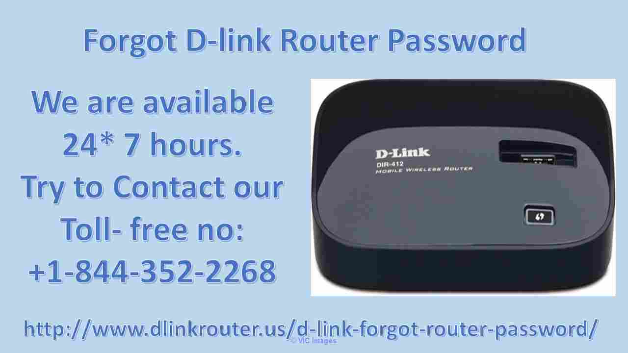 Forgot D-Link Router Password+1-844-352-2268