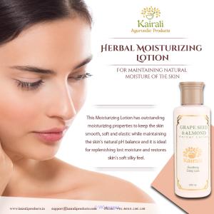 Grape Seed & Almond Herbal Moisturizing Lotion for a Perfect Soft Skin