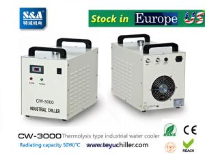S&A water-cooled chiller CW-3000 AC220V, 50Hz for co2 laser or CNC 