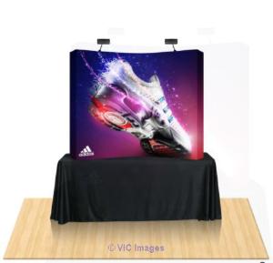 6ft Curved Table Top Fabric trade booth displays |Tent depot