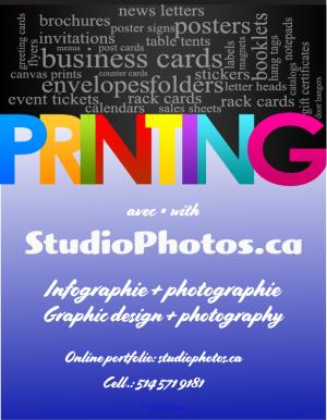 Graphic design and printing services. Making your life easier.