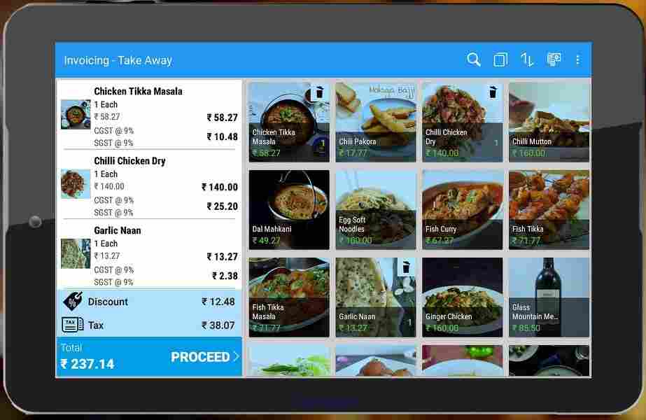 Takeaway Billing Software