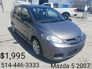 MAZDA 5 2007 $1,995 CALL US..APPELEZ-NOUS ! 514-446-3333