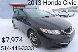 2013 Honda civic 7,974 $ call us ! 5144463333 appelez-nous !