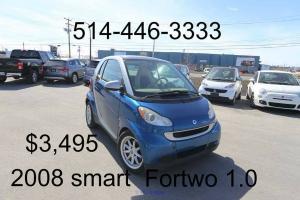 2008 Smart for two 1.0 $3,495$ Call us 5144463333 Appelez-nous !!