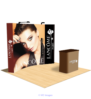 Pop Up Booth | Curved Fabric Pop Up Displays | VAUGHAN