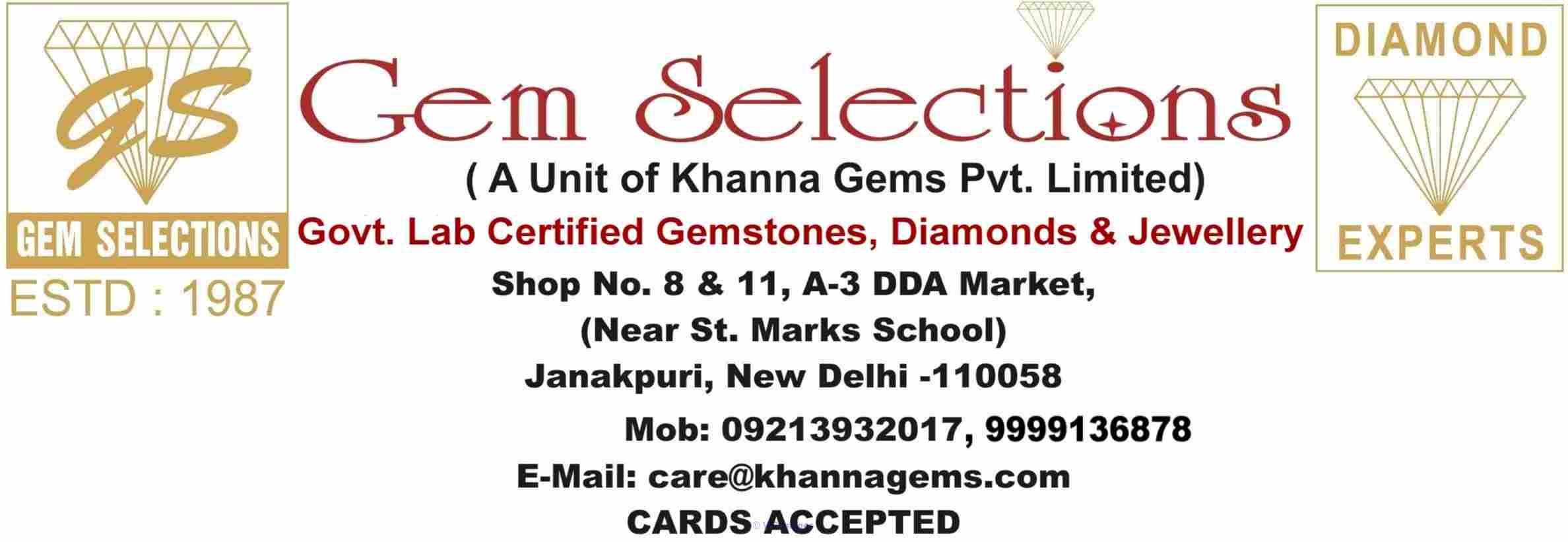 Buy Gemstone Online - Gem Selections