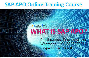 Attend free live webinar on SAP APO Online Training