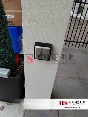Handicap door installation service