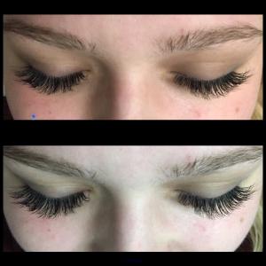 Eyelash extensions!