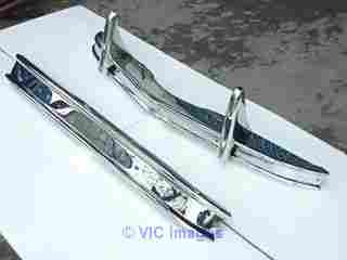 Citroen 2CV stainless steel bumpers