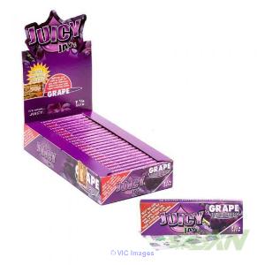 Juicy Jay’s Flavored Rolling Papers – Grape (1 1/4 SIZE)