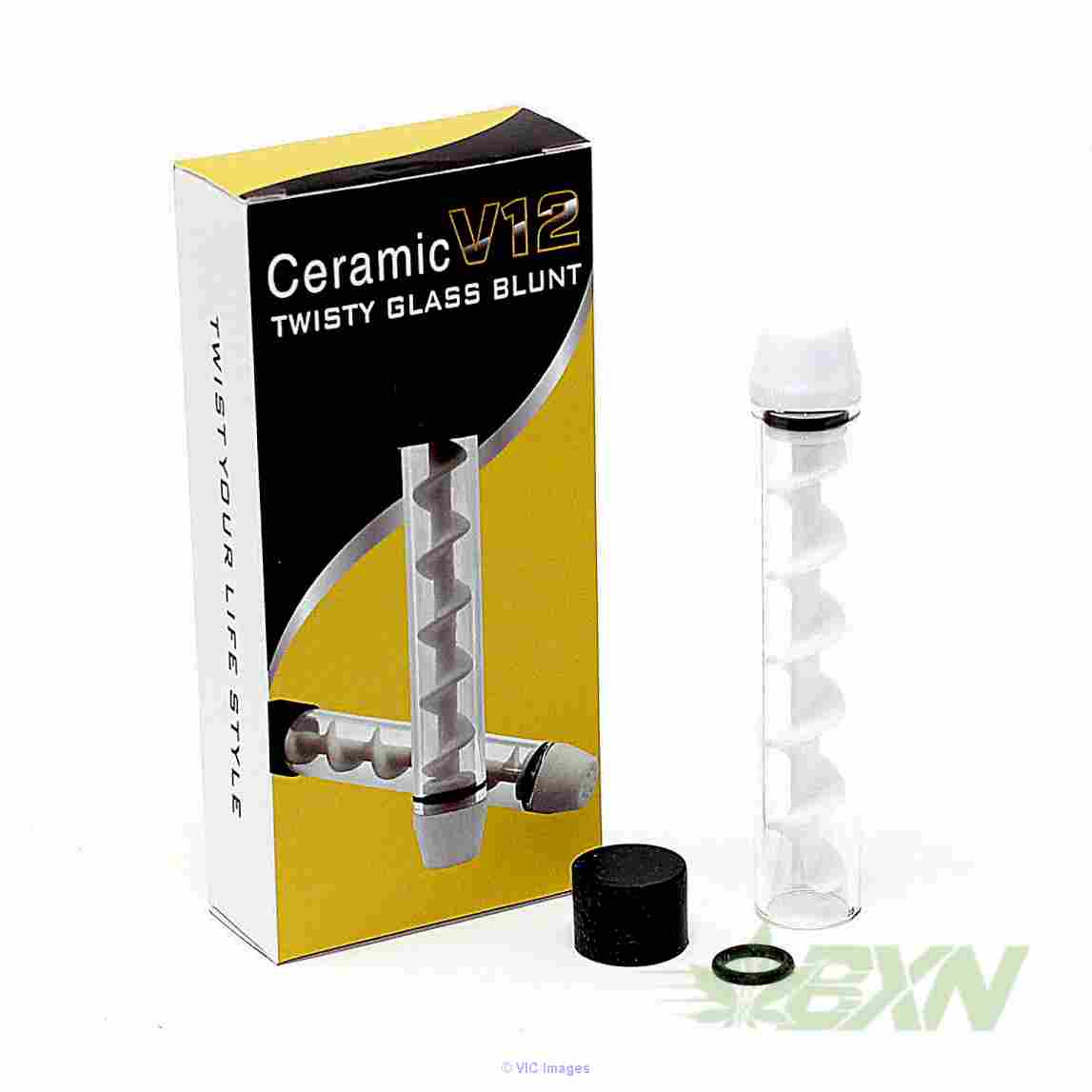 Ceramic Twisty Glass Blunt
