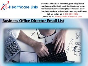 Business Office Director Mailing List | Business Email List