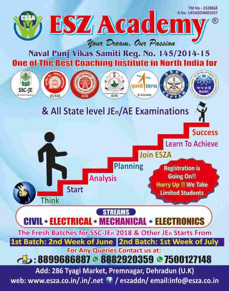 SSC JE Coaching Dehradun