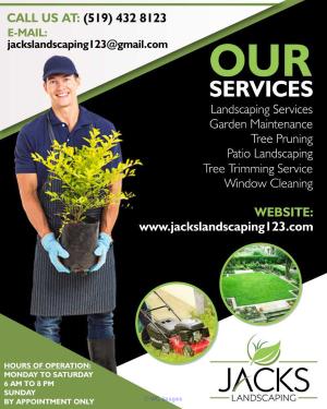 Residential Window Cleaning London | Jacks Landscaping