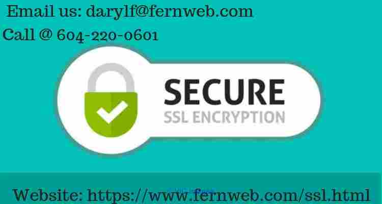 SSL Certificate Services Vancouver - Fern Web Design Services