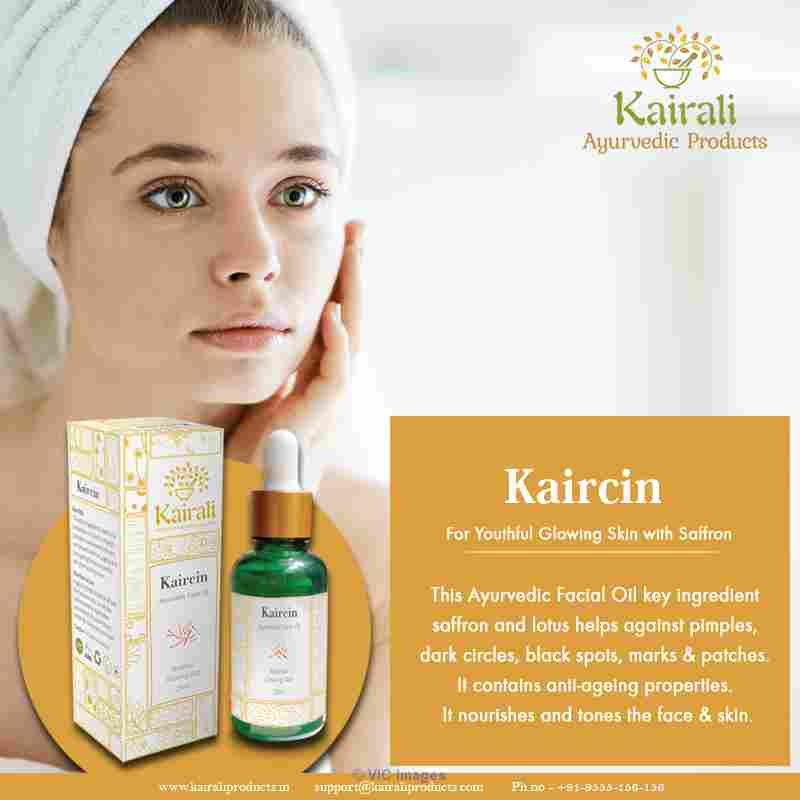 Kaircin Ayurvedic Facial Oil for Youthful Glowing Skin
