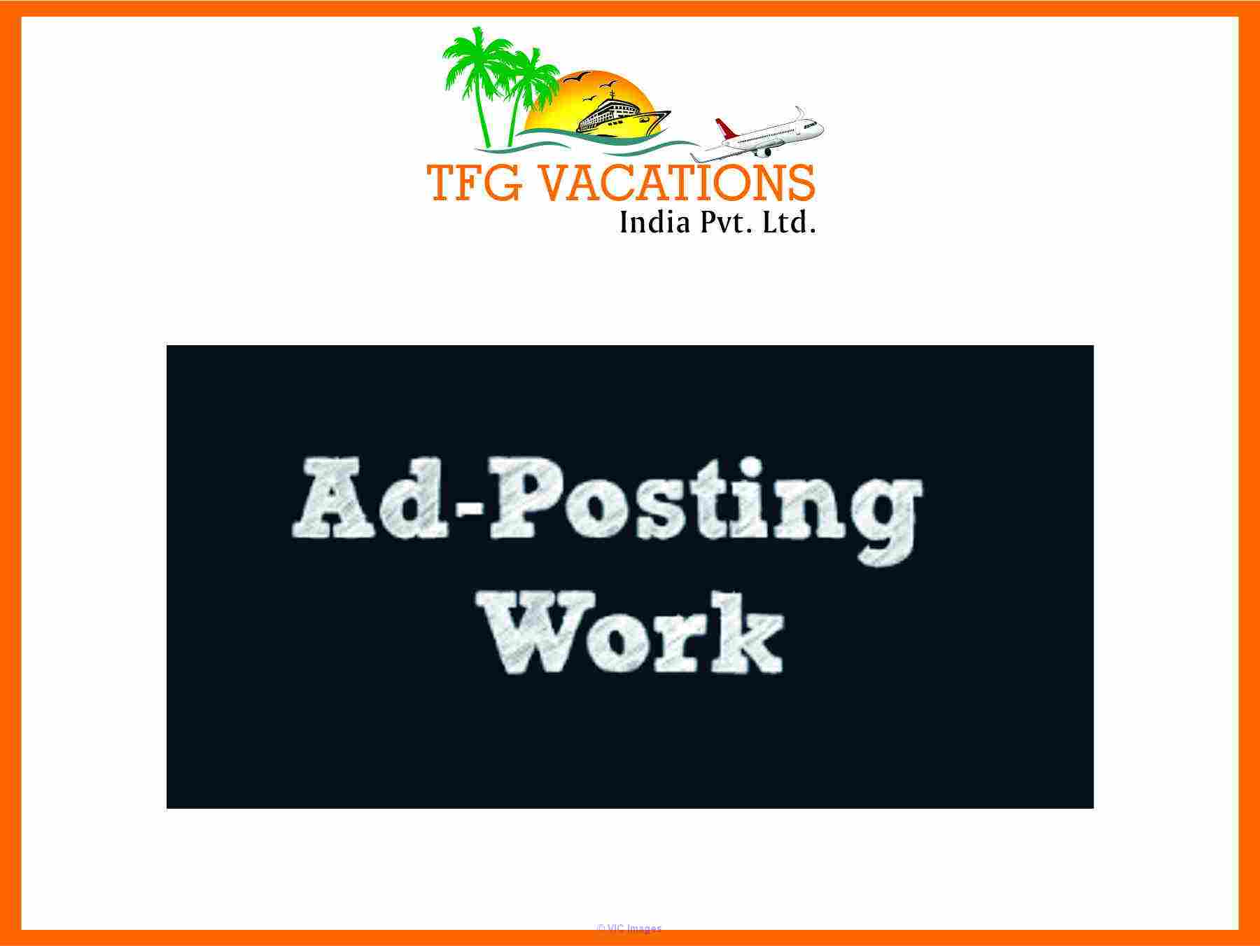 Tourism Company Hiring Now TFG Vacations India Pvt. Ltd. (ISO: certifi