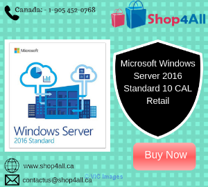 Microsoft Windows Server 2016 Standard 10 CAL Retail