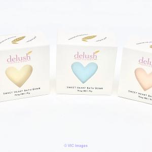 Delush – Sweet Heart Bath Bombs – 75mg CBD
