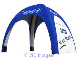 Outdoor inflatable dome, air chair & table @TentDepot