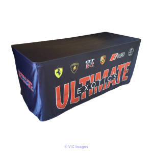 Four Sided Custom Table Cover with Color Printing | Vaughan