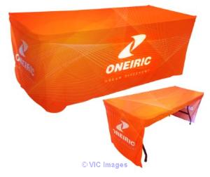 Trade Show Custom Printed Table Covers & Runners | Table Covers Canada