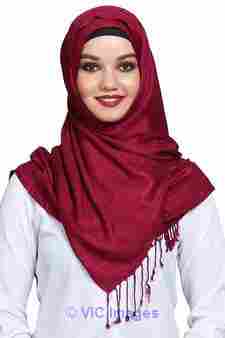 40% discounts on Red Hijabs shopping at Mirraw Online Store