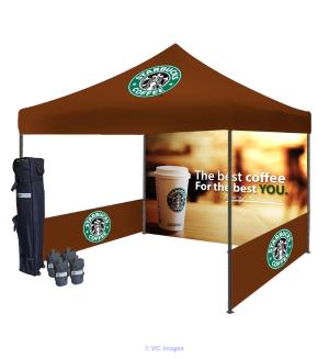 Custom Printed Tents Are The Perfect Promotional Tools & Set Up Quick 