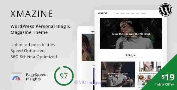 Xmazine - WordPress Personal Blog & Magazine Theme