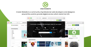 Create Website - Web, App and Graphic Design Service Marketplace