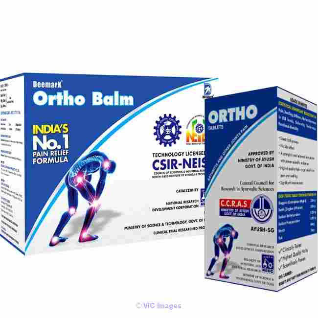 Deemark Ortho Balm & Tablets - Ayurvedic Joint Pain Relief Balm
