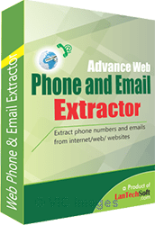 Web phone number and email extractor tool for marketing 