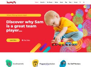 Pappory - Children Kindergarten WordPress Theme