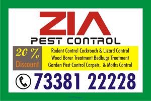 Zia Pest Control  Flat 50% Discount | 73381 22228 | Cockroach | Bed Bu
