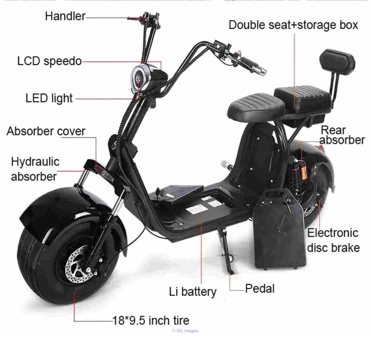 For Sale 2000 watts Citycoco electric scooter