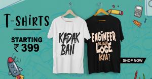 Buy Printed T-Shirts & Graphic T-Shirts Online in India at Shutcone