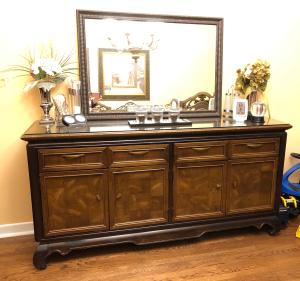 Real wood China cabinet 