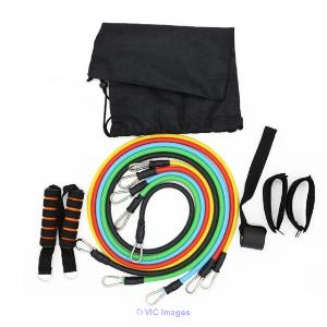 11pcs/set Pull Rope Fitness Exercises Resistance Bands for sale