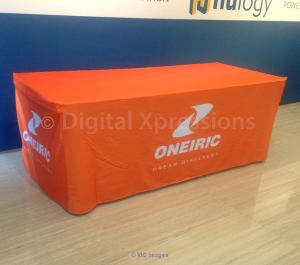Order Now! Custom Printed Table Throws | For Exhibitions | Canada