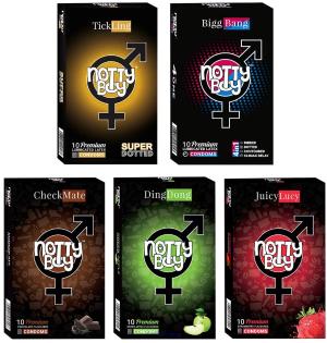 Amazon Best Sale on NottyBoy Condom Variety Pack : Pack of 50 Condoms