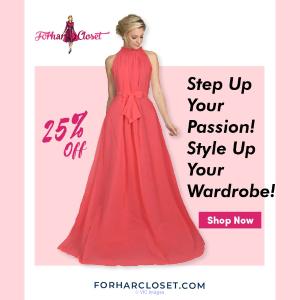 Buy Floral Print Long Dress Online In Canada From ForHar Closet