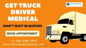 Don’t wait book appointment and get truck driver medical