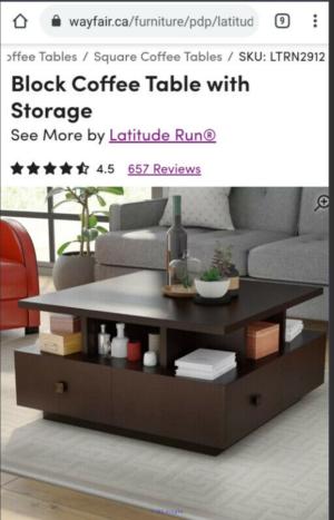 Brand New Coffee Table - Not used