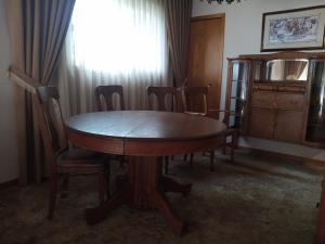 Antique hard-wood dining room set